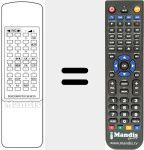 Replacement remote control for DIGICOMPUTER 36 KEY