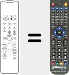Replacement remote control for ES 1
