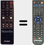 Replacement remote control for IR 700