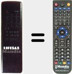 Replacement remote control for LS 2400