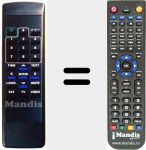 Replacement remote control for MAC-250