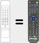 Replacement remote control for MOD. 2037