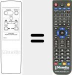 Replacement remote control for RC 57