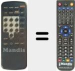 Replacement remote control for PROFESSIONAL 200