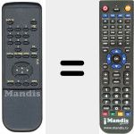 Replacement remote control for ST 6