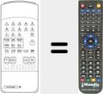 Replacement remote control for TE