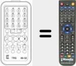 Replacement remote control for TRS 99 / 32