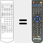 Replacement remote control for UKV 610