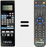 Replacement remote control for VTV 100
