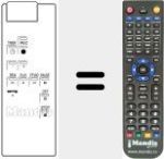 Replacement remote control for WCR 850