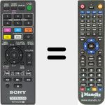 Replacement remote control for RM-AMU141 (149001411)