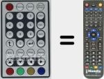 Replacement remote control for REMCON1565