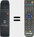 Replacement remote control for Digital Remote (RH6623/00)