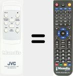 Replacement remote control for RM-SRCEZ57A (RMSRCEZ57A)