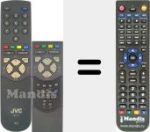 Replacement remote control for RM-C71