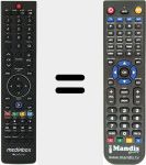 Replacement remote control for Mediabox