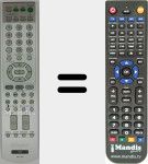 Replacement remote control for RM-Y915 (147891811)