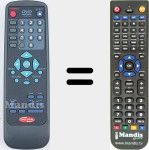 Replacement remote control for DELPHI001