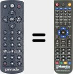 Replacement remote control for PINNA003