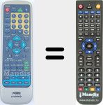 Replacement remote control for REMCON1899