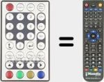 Replacement remote control for STV20