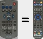 Replacement remote control for REMCON1455