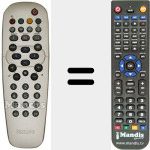 Replacement remote control for REMCON726