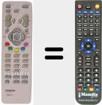 Replacement remote control for REMCON1402