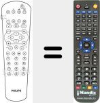 Replacement remote control for REMCON224