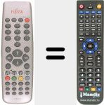 Replacement remote control for P-RM 1000 ES