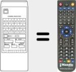 Replacement remote control for RC 81 (RC31)