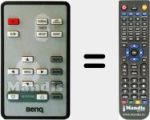 Replacement remote control for Benq004