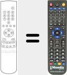 Replacement remote control for REMCON151