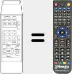 Replacement remote control for REMCON997