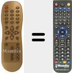 Replacement remote control for REMCON880