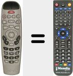 Replacement remote control for REMCON699