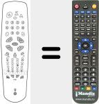 Replacement remote control for REMCON1086