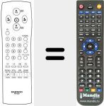 Mando a distancia sustituto de R-22D05 (48B3822D05)