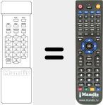 Replacement remote control for REMCON375