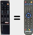 Replacement remote control for REMCON550