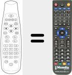Replacement remote control for REMCON396