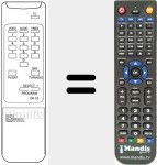 Replacement remote control for REMCON1091