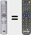Mando a distancia sustituto de RM-EA 005 (147942811)