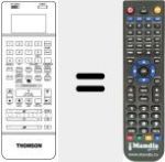 Replacement remote control for REMCON331