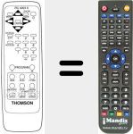 Replacement remote control for REMCON322