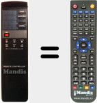 Replacement remote control for REMCON1154