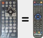 Replacement remote control for CAT140
