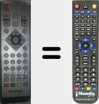 Replacement remote control for S263UC