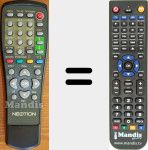 Replacement remote control for BOX2000