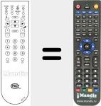 Replacement remote control for RC16